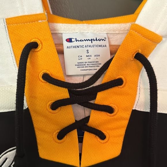 University of Wisconsin Superior UWS Yellowjackets Hooded Sweatshirt Small - Picture 5 of 10